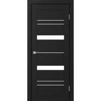 Турин 562.12, цвет Антрацит стекло LACбелый, размер 80*200 см.