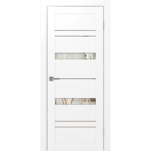 Турин 562.12, цвет белый снежный, заполнение Зеркало, размер 200*80 см.