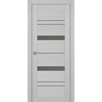 Турин 562.12, цвет Дуб Серый FL стекло Бронза матовое, размер 80*200 см.