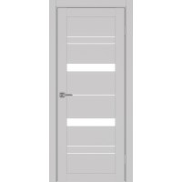 Турин 562.12, цвет Пепельный стекло LACбелый, размер 80*200 см.