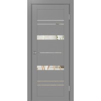 Турин 562.12, цвет серый, заполнение Зеркало, размер 200*80 см.