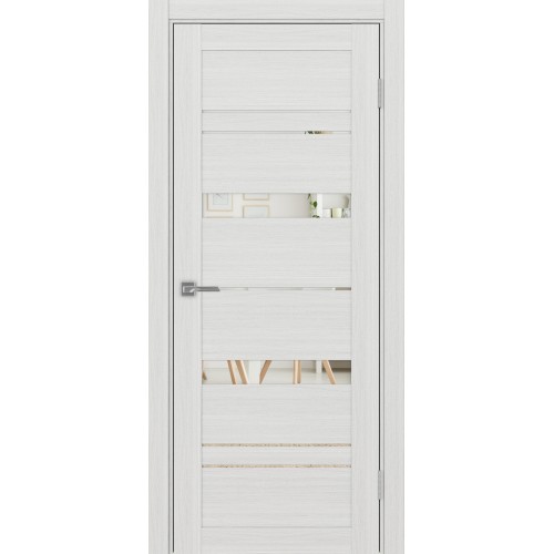 Турин 562.12, цвет ясень серебристый, заполнение Зеркало, размер 200*80 см.