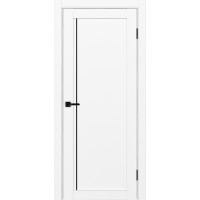 Турин 565АПП.11, цвет Белый снежный молдинг алюм.чёрн размер 80*200 см.