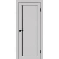 Турин 565АПП.11, цвет Пепельный молдинг алюм.чёрн размер 80*200 см.