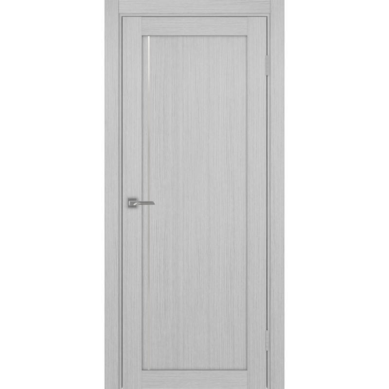 Межкомнатная дверь Турин 565АПП.11, цвет Дуб Серый FL, молдинг алюм.хром размер 80*200 см.