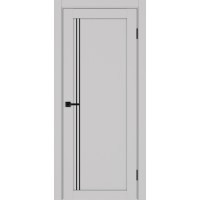 Турин 566АПП.111, цвет Пепельный молдинг алюм.чёрн размер 80*200 см.