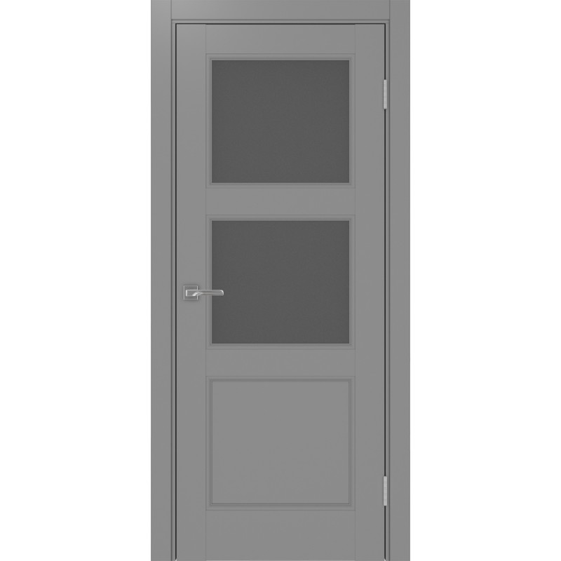 Межкомнатная дверь Турин Neo 530.221, цвет серый, заполнение Графит матовое, размер 200*80 см.