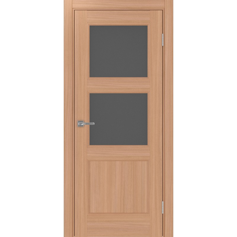 Межкомнатная дверь Турин Neo 530.221, цвет ясень тёмный, заполнение Графит матовое, размер 200*80 см.