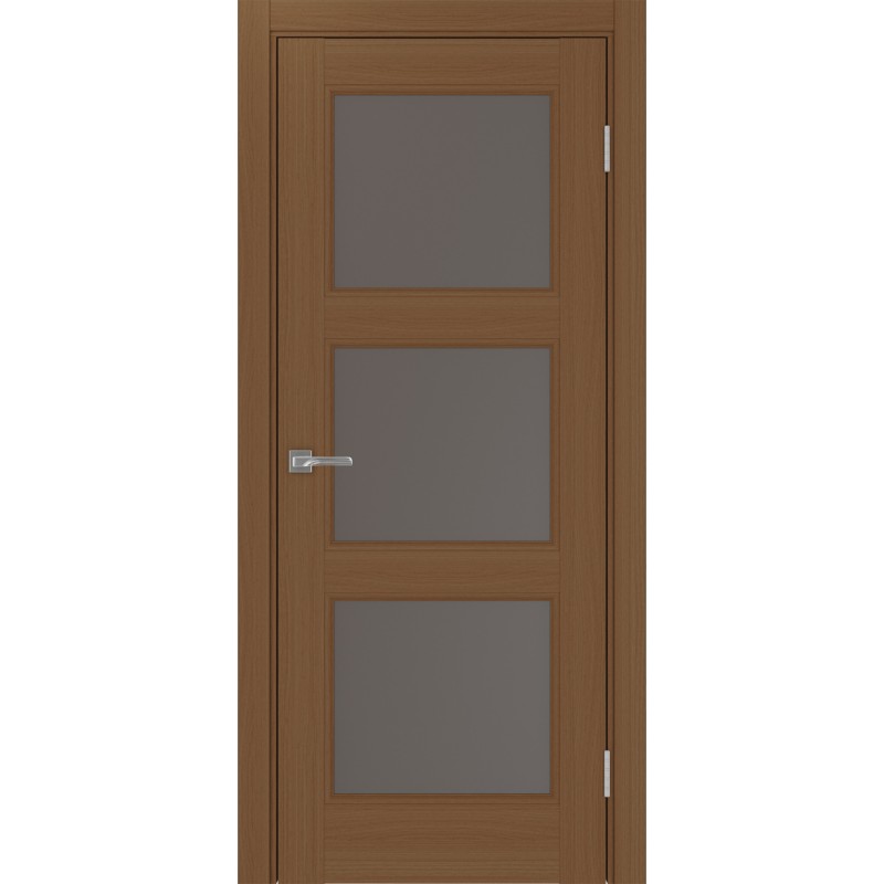 Межкомнатная дверь Турин Neo 530.222, цвет орех NL, заполнение Бронза матовое, размер 200*80 см.