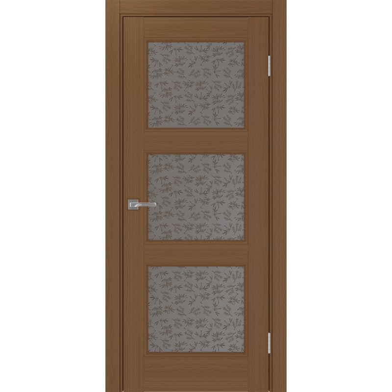 Межкомнатная дверь Турин Neo 530.222, цвет орех NL, заполнение Дали бронзовое, размер 200*80 см.