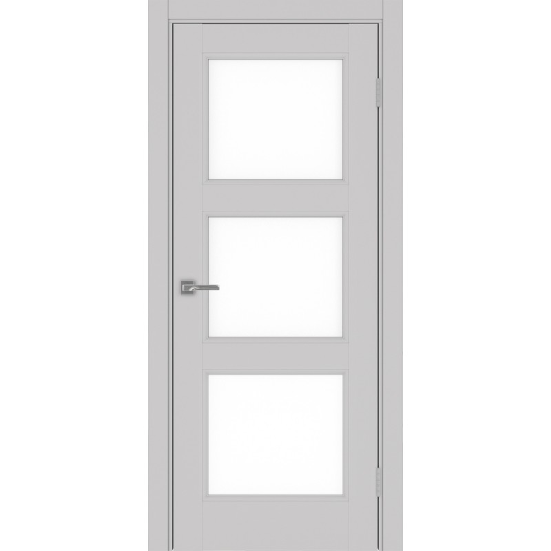 Межкомнатная дверь Турин Neo 530.222, цвет пепельный, заполнение LACбелый, размер 200*80 см.