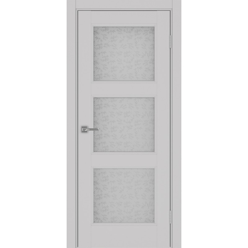 Межкомнатная дверь Турин Neo 530.222, цвет пепельный, заполнение Дали бесцветное, размер 200*80 см.