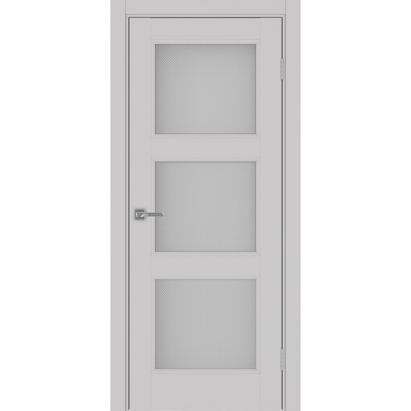 Межкомнатная дверь Турин Neo 530.222, цвет пепельный, заполнение Пунта бесцветное, размер 200*80 см.