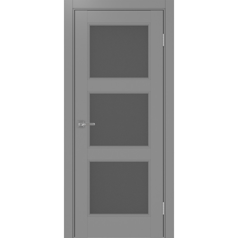 Межкомнатная дверь Турин Neo 530.222, цвет серый, заполнение Графит матовое, размер 200*80 см.