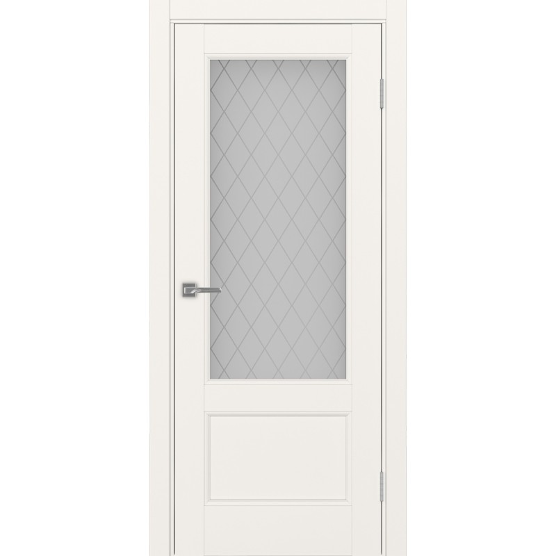 Межкомнатная дверь Турин Neo 540ПФ.21, цвет, бежевый, заполнение Кристалл бесцветное, размер 200*80 см.