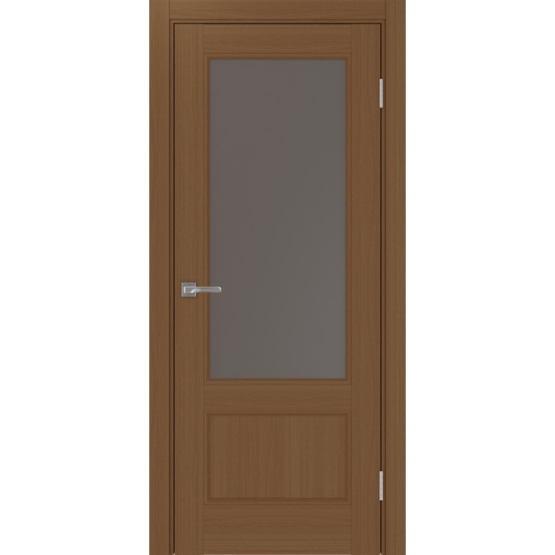 Межкомнатная дверь Турин Neo 540ПФ.21, цвет орех NL, заполнение Бронза матовое, размер 200*80 см.
