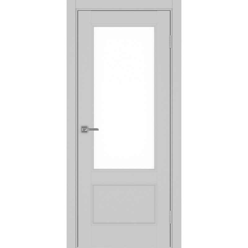 Межкомнатная дверь Турин Neo 540ПФ.21, цвет пепельный, заполнение LACбелый, размер 200*80 см.