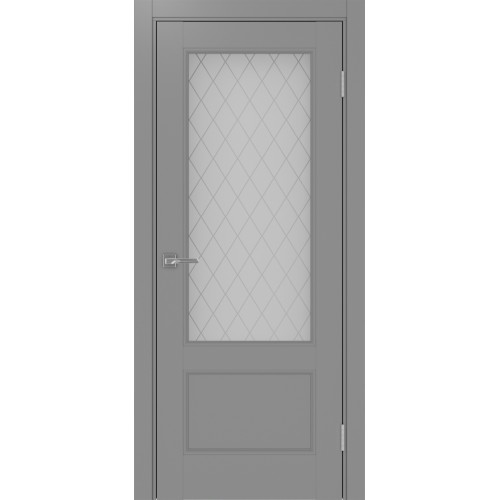 Турин Neo 540ПФ.21, цвет серый, заполнение Кристалл бесцветное, размер 200*80 см.