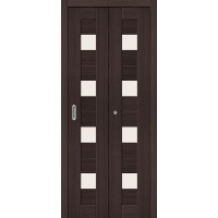 Межкомнатная складная дверь Порта-23 Wenge Veralinga
