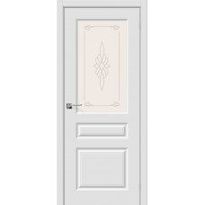 Межкомнатная дверь Винил Скинни-15 П-23 (Белый)