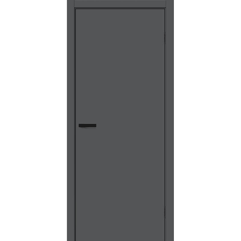 Межкомнатная дверь Браво-0.П цвет Stormy Silk, покрытие ПЭТ, размер 200*80 см.