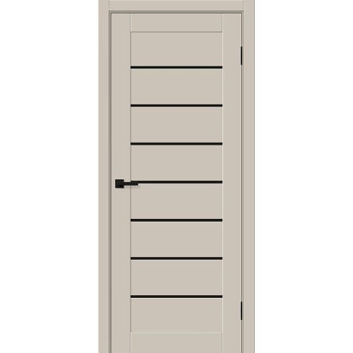 Браво-22 цвет Cream Silk, стекло Black Shine, покрытие ПЭТ, размер 200*80 см.