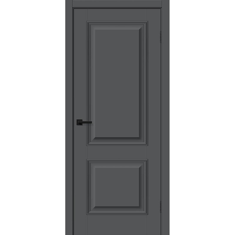 Межкомнатная дверь Классик-12 цвет Stormy Silk, покрытие ПЭТ, размер 200*80 см.