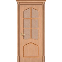 Каролина цвет Ф-05 (Дуб), стекло Риф., покрытие Шпон, размер 200*80 см.