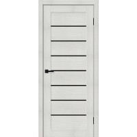 Браво-22 цвет Bianco Melinga, стекло Black Shine, покрытие Эко-шпон, размер 200*80 см.