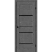 Браво-22 цвет Slate Art, стекло Black Shine, покрытие Эко-шпон, размер 200*80 см.