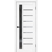 Браво-27 цвет Snow Melinga, стекло Mirox Grey, покрытие Эко-шпон, размер 200*80 см.