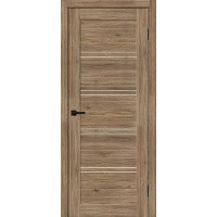 Браво-28 цвет Original Oak, стекло Magic Fog, покрытие Эко-шпон, размер 200*80 см.