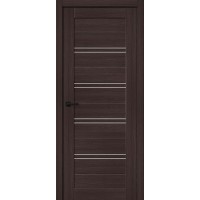 Браво-28 цвет Wenge Melinga, стекло Magic Fog, покрытие Эко-шпон, размер 200*80 см.