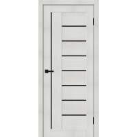 Браво-29 цвет Bianco Melinga, стекло Black Shine, покрытие Эко-шпон, размер 200*80 см.