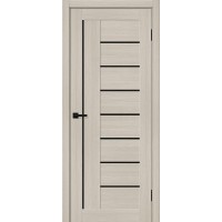 Браво-29 цвет Cream Melinga, стекло Black Shine, покрытие Эко-шпон, размер 200*80 см.