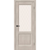 Неоклассик-33 цвет Cappuccino Melinga, стекло White Сrystal, покрытие Эко-шпон, размер 200*80 см.