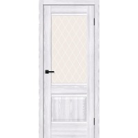 Прима-3 цвет Riviera Ice, стекло White Сrystal, покрытие Эко-шпон, размер 200*80 см.