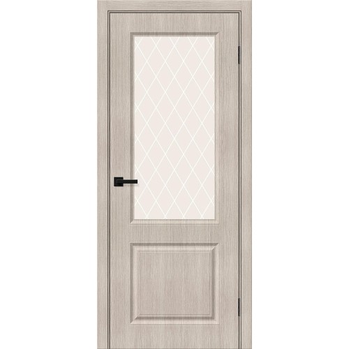 Скинни-13 цвет Cappuccino Melinga, стекло White Сrystal, покрытие Эко-шпон, размер 200*80 см.