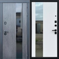 Тиана зеркало Верона графит/Белый (гладкий матовый) 205*86 левая