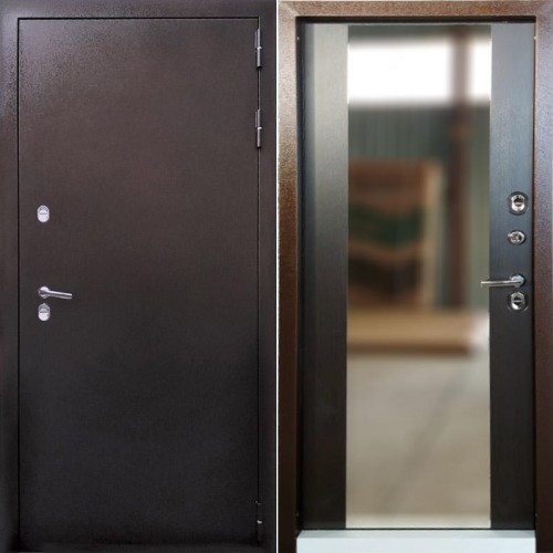 Герда зеркало Медь/Венге 205*96 правая