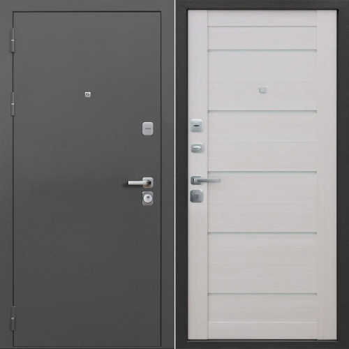 Металлическая 9 см Царга Серебро / Лиственница беж 205*86 левая