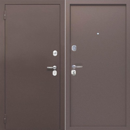 Металлическая Гарда 7 см Антик медь / Антик медь 205*86 левая