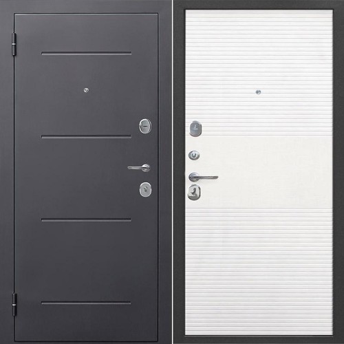 Металлическая Гарда 7,5 см. Серебро / Белый ясень 205*86 левая