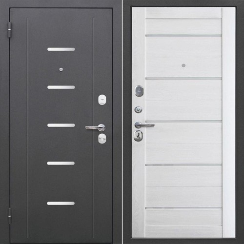 Металлическая Гарда 7,5 см. Серебро / Царга Астана милки 205*86 левая