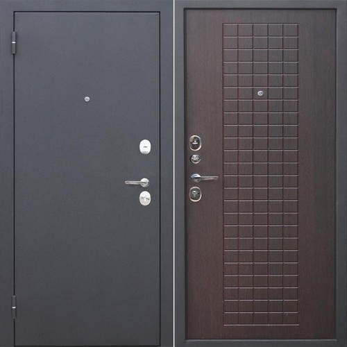 Металлическая Гарда 8 мм. Муар / Венге 205*86 левая