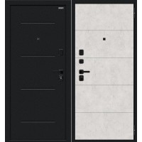 Граффити-1 Инсайд/SBlack Букле черное/Look Art 205*86 левая