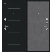 Граффити-1 Инсайд/SBlack Букле черное/Slate Art 205*96 левая