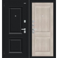 Некст МФ/BChrome Букле черное/Cappuccino Melinga 205*86 левая