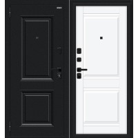 Некст МФ/SBlack Букле черное/White Silk 205*86 левая