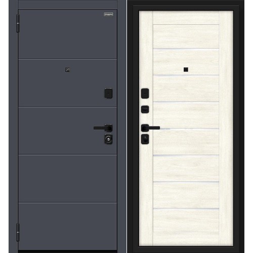 Прайм/SBlack Graphite Shell/Nordic Oak 205*86 левая